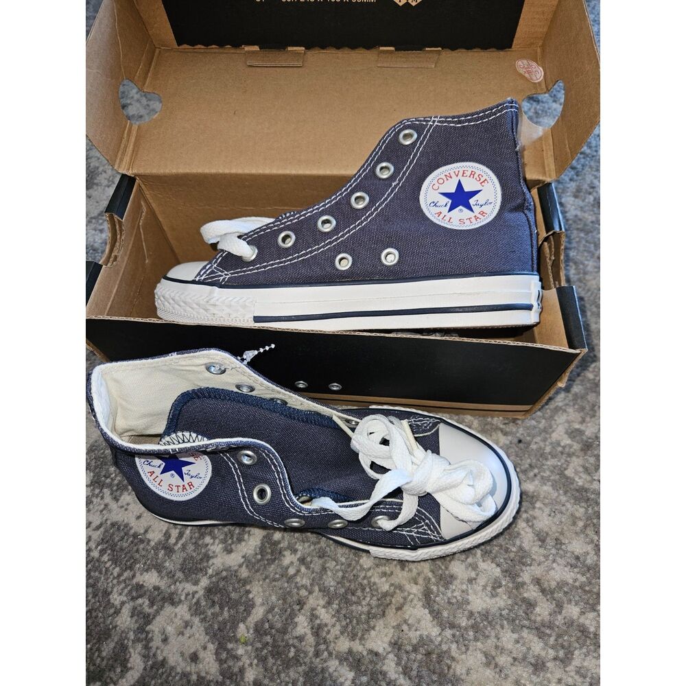 CONVERSE Youth Allstar High Tops Chuck Taylors Smokey Blue Size 12.5 NEW